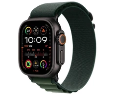 Apple Watch 49mm Dark Green Alpine Loop - Large - Black Titanium Finish - MYPT3ZM/A