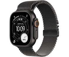 Apple Watch 49mm Black Titanium Milanese Loop - Medium - MGHT4ZM/A