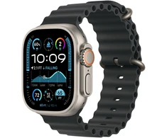 Apple Watch 49mm Black Ocean Band Extension - Natural Titanium Finish - MXTM3ZM/A