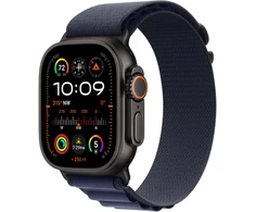 Apple Watch 49mm Navy Alpine Loop - Large - Black Titanium Finish - MYPY3ZM/A