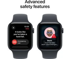 Apple Watch SE 3 GPS 40mm Midnight Aluminium Case with Midnight Sport Band - M/L - MEHC4ET/A