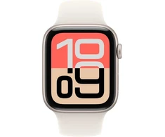 Apple Watch SE 3 GPS 44mm Starlight Aluminium Case with Starlight Sport Band - M/L - MEHJ4ET/A