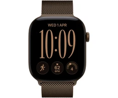Apple Watch Series 12 GPS 46mm Dark Bronze Aluminium Case with Dark Bronze Milanese Loop - S/M - MKD74ET/A