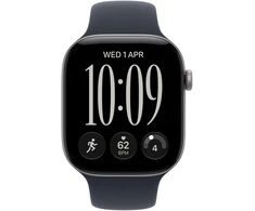 Apple Watch Series 12 GPS 46mm Space Grey Aluminium Case with Navy Blue Sport Band - M/L - MJEJ4ET/A