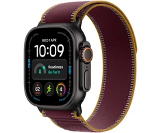 Apple Watch Ultra 4 GPS + Cellular 49mm Black Titanium Case with Burgundy Trail Loop - S/M - MJC34ET/A
