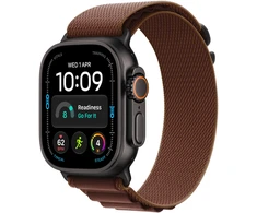Apple Watch Ultra 4 GPS + Cellular 49mm Black Titanium Case with Burgundy Alpine Loop - S - MJC04ET/A