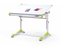 Halmar COLLORIDO desk color: baltas/žalias/pink