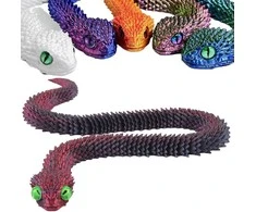 3D gyvatė pitonas antistresinis žaislas 32 cm