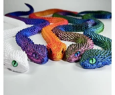 3D gyvatė pitonas antistresinis žaislas 32 cm