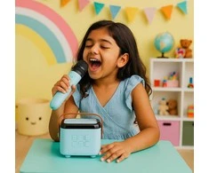 Big Tree Mini Karaoke Kolonėlė su Mikrofonu (RGB šviesos, Bluetooth)