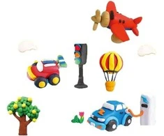 Big Tree Spalvoto plastilino modelino rinkinys vaikams Color Mud – 10 spalvų