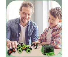 Cooler Stuff Džipas su dinozauru priekaboje valdomas pultu1:25