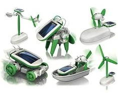 Cooler Stuff Konstruktorius robotas su saulės baterija 6 in 1
