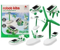 Cooler Stuff Konstruktorius robotas su saulės baterija 6 in 1
