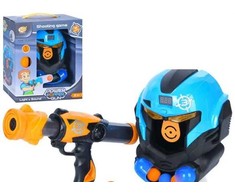 Cooler Stuff Robotas taikinys su šautuvu ir kamuoliukais