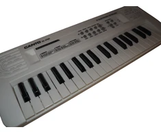 Elektrinis vaikiškas pianinas baltas