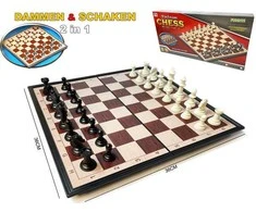 Magnetinis šachmatų ir šaškių rinkinys