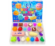 Magy Advento kalendorius 24 d. squishy sviestas butter koldūnas minkomi antistresiniai žaislai