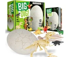Magy Archeologijos kasinėjimo rinkinys 12 dinozaurų didelis kiaušinis
