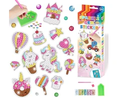Magy Deimantinės mozaikos lipdukai 18 vnt./ UNICORN