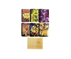 Magy Pokemon kortos 55 vnt. auksinė kolekcija Gx Rare V serijos Vmax Rares+ albumas 240 kortoms