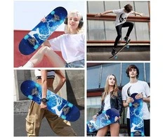 Magy Riedlentė skate board 80 cm., LED šviečiantys ratukai