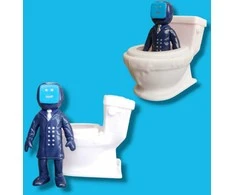 Magy Skibidi toilet figūrėlė