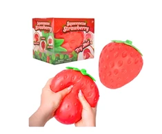 Magy Squishy braškė antistresinis minkomas žaislas didelė