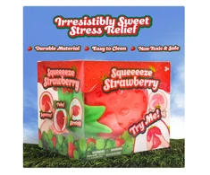Magy Squishy braškė antistresinis minkomas žaislas didelė