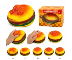 Magy Squishy burgeris XL dydis 17 cm plotis