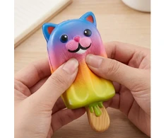 Magy Squishy ledai katinėlis antistresinis minkomas žaislas