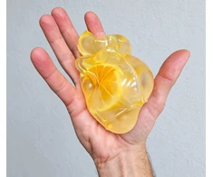 Magy Squishy ledo kubas su apelsinu coconut oil minkomas žaislas 13 cm.