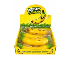 Magy Squishy minkomas antistresinis žaislas bananas