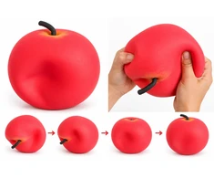 Magy Squishy obuolys XL dydis antistresinis minkomas žaislas