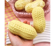 Inne Magy Squishy peanut žemės riešutas antistresinis minkomas žaislas dumpling tipo