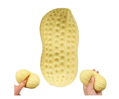 Magy Squishy peanut žemės riešutas antistresinis minkomas žaislas