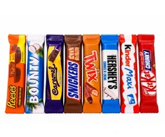 Magy Squishy šokoladas kinders bounty twix