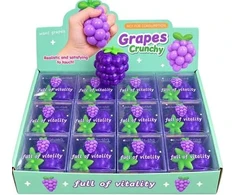 Magy Squishy vynuogė crunchy antistresinis minkomas žaislas