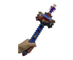 Magy Šviečiantis plaktukas kardas Minecraft 39 cm