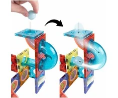 Malplay Magnetinis konstruktorius su kamuoliukais 75 detalės šviečiantis