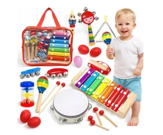 Malplay Medinis muzikos instrumentų rinkinys 18 dalių