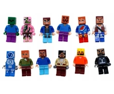 Malplay Minecraft tipo figūrėlių rinkinys 12 vnt.