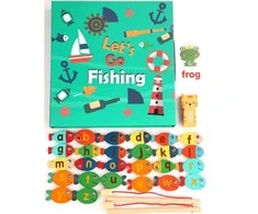 Malplay Montessori medinis žaidimas žvejyba