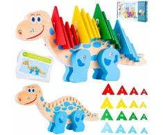 Malplay Skaičių dėlionė dinozauras su kortelėmis