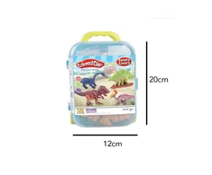 Modelino rinkinys su formelėmis Dinozaurai, 12 vnt.
