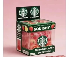 Needoh tipo squishy minkomas žaislas kubas antistresinis strawbery