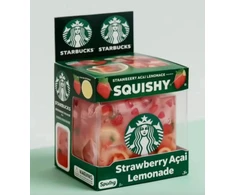 Needoh tipo squishy minkomas žaislas kubas antistresinis strawbery