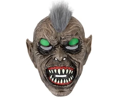 Partypal Kaukė Helovinui Goblinas tamsoje šviečiančiomis akimis