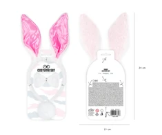 Partypal Rinkinys karnavalui kiškio ausys varlytė ir uodega