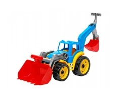 Technok traktorius su dviem kaušais 50 cm